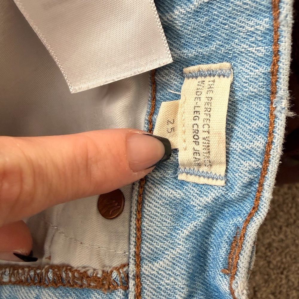 Madewell Light Wash Wide Leg Jeans - Picture 8 of 8
